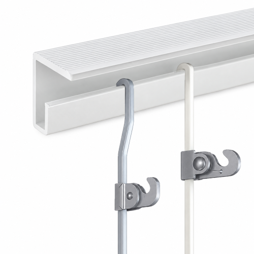 Guía para colgar cuadros del techo TopMax PRO BLANCO 200 cm