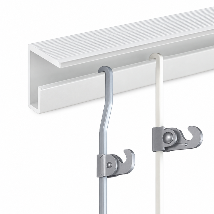 Guía para colgar cuadros del techo TopMax PRO BLANCO 200 cm