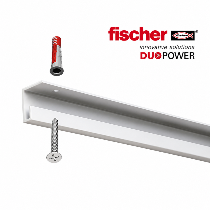 Guía para colgar cuadros del techo TopMax PRO BLANCO 200 cm