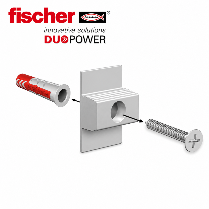 Clip conector estriado ClickRail