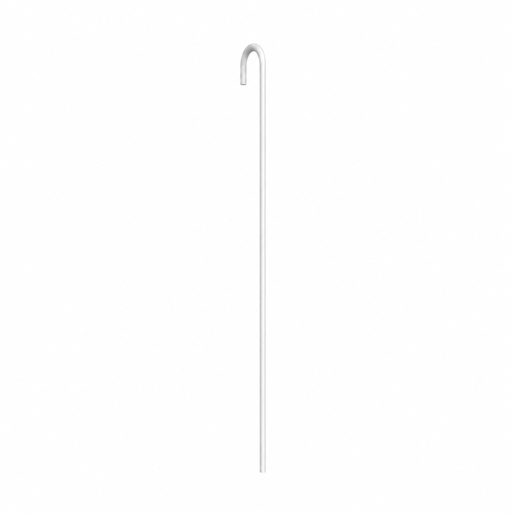 Varilla blanca de 200 cm para colgar cuadros