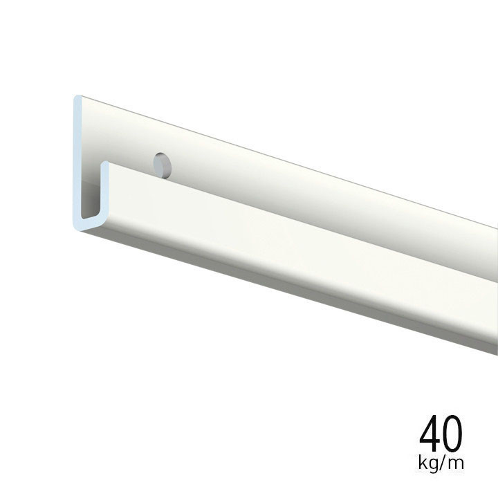 Guía Classic Rail para colgar cuadros. Propiedad de Artwork Solutions