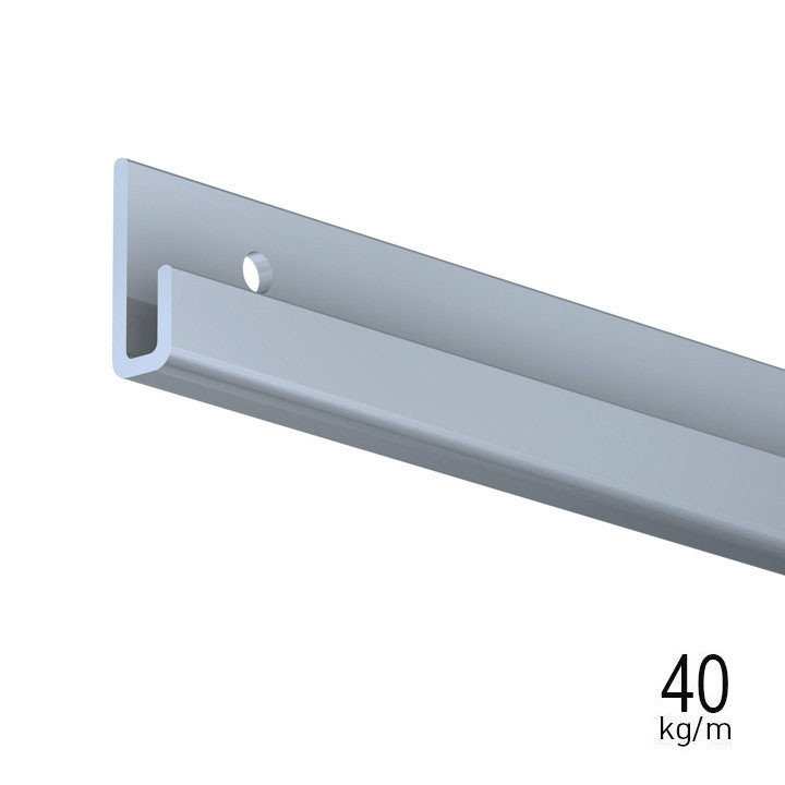 Guía para colgar cuadros Classic Rail PRO PLATA 200 cm
