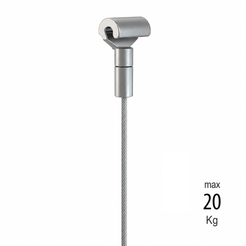 Cable de acero con cobra para colgar cuadros