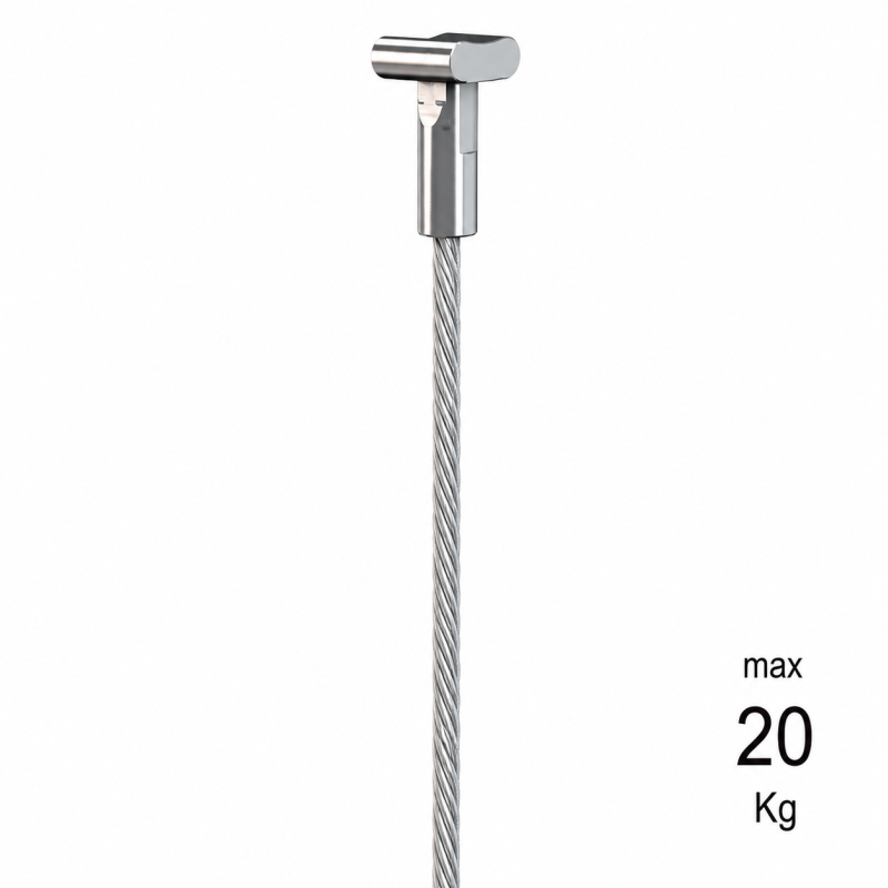 CABLE ACERO 2 mm . TOPE SOLID SLIDER