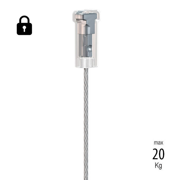 Colgar cuadros con Cable Nylon 2 mm con TWISTER cliq2fix
