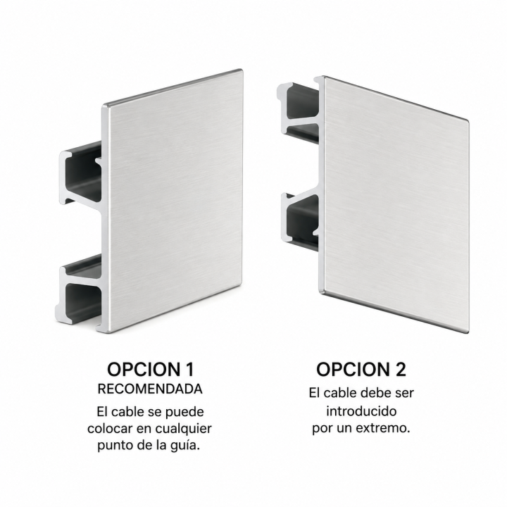 Sistema para colgar cuadros ClickRail Pro 300 cm. BLANCO