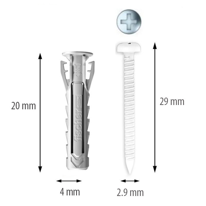 Sistema para colgar cuadros Classic Rail BLANCO 200 cm