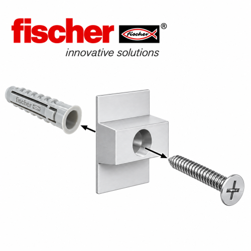 Clip conector soporte ClickRail