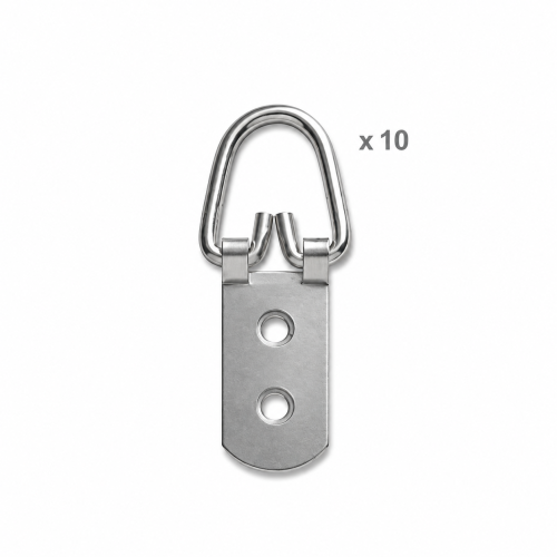 Colgador reforzado 2 taladros. 10 ud