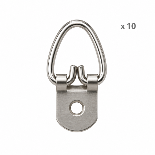 Colgador reforzado 1 taladro. 10 ud