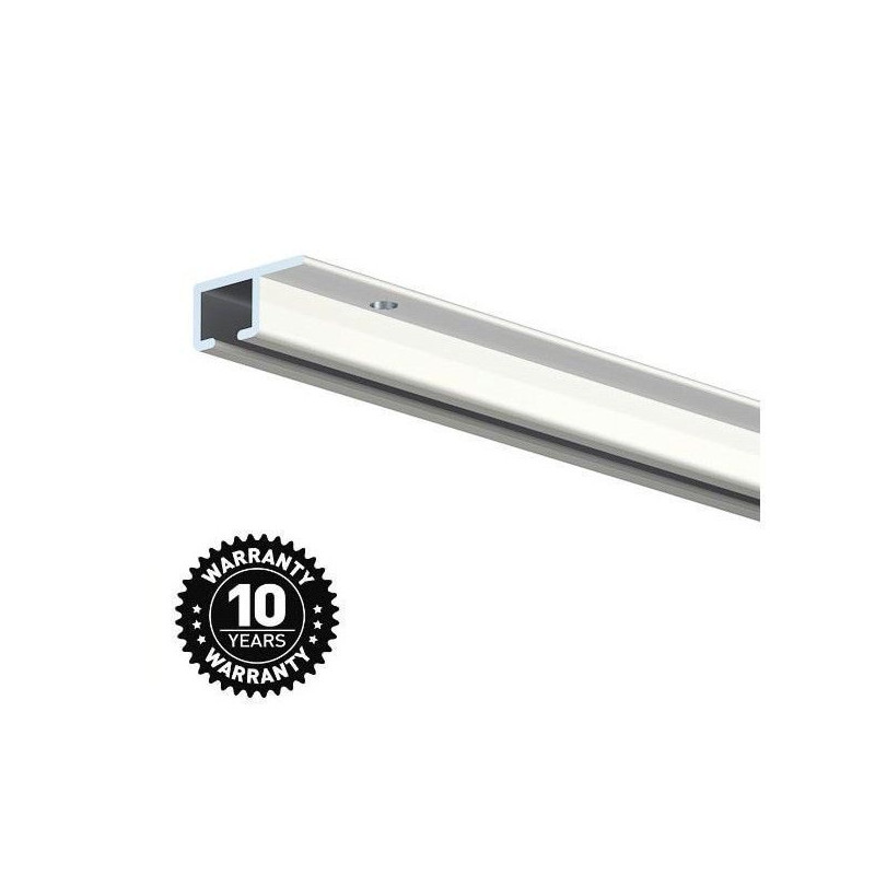 Guía para colgar cuadros del techo TopRail 200 cm. Blanco.