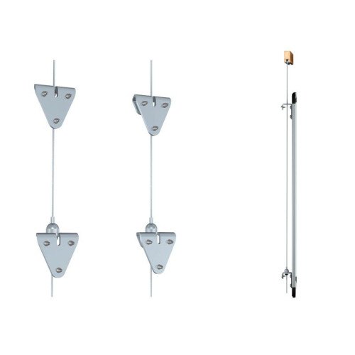 Guias para colgar paneles de la pared