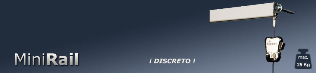 stas minirail para colocar cuadros